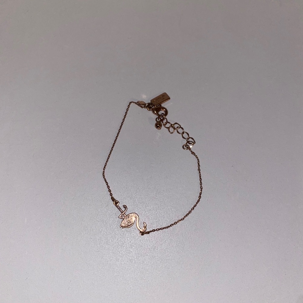 Flamingo Rose Gold Bracelet
